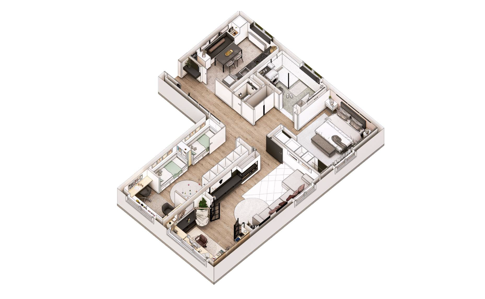 Trautmannsdorf residential interior renovation featuring elegant living spaces with warm neutral tones, modern furnishings, and sophisticated lighting design throughout a luxury home renovation project in Austria